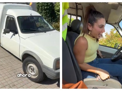 Kupiła 37-letniego Citroëna C15 i zaraża pozytywną energią w sieci