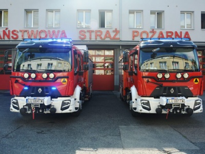 Lubelska straż pożarna zyskała dwa nowe wozy