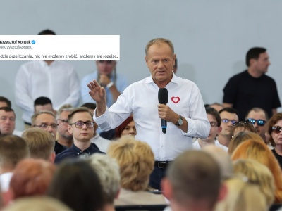 Tusk rezygnuje z podważania wyborów? Kontek ubolewa