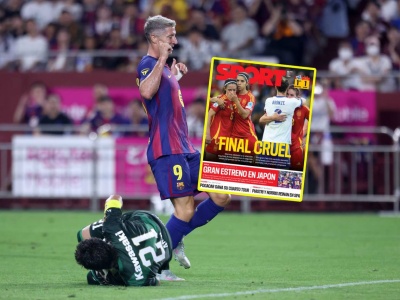 Lewandowski na okładce, ale Barcelona usunięta w cień. Piszą tylko o jednym