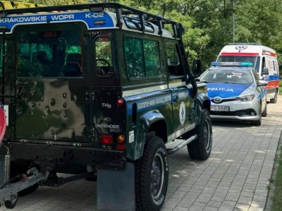 Bagry. Służby ratunkowe zostały postawione na nogi
