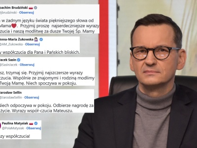 Kondolencje dla Morawieckiego po śmierci mamy. 
