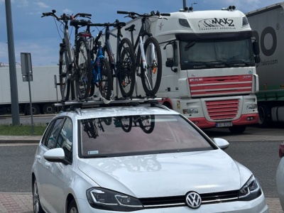 Przejechałem 1500 km z 4 rowerami na dachu. Wolałbym tego nie powtarzać