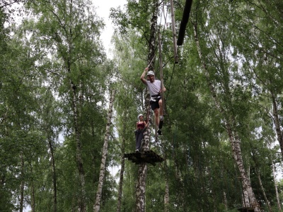 Jeden z najpiękniej położonych parków linowych w Polsce. PR PiK dziś odwiedza Górzno [zdjęcia]