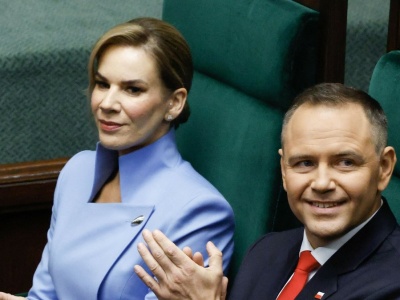 Marta Nawrocka jak Melania Trump? Tak nawiązała do słynnej kreacji