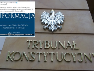 Prokuratura tłumaczy się z inwigilowania sędziów TK