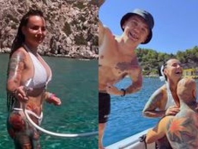 Kamila Wybrańczyk W BIKINI szaleje na jachcie z Arturem Szpilką. Towarzyszy im... Mini Majk. Fajna ekipa?