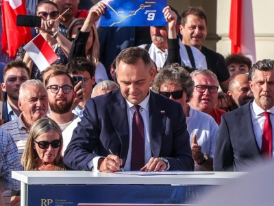 Nowy prezydent grzmi ws. CPK. W Kaliszu przedstawił własny projekt