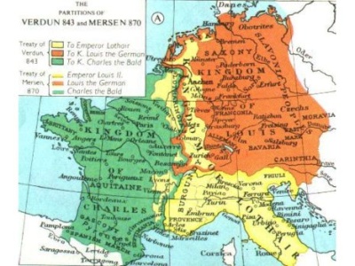 8 sierpnia 870 roku podpisano traktat w Meerssen