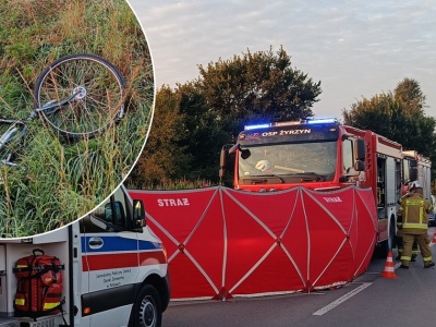 Poranna tragedia w Żerdzi na Lubelszczyźnie. Potrącony rowerzysta nie żyje