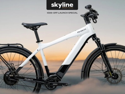 Prority Skyline. Rower elektryczny premium z przekładnią Pinion