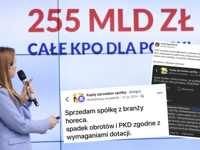 Afera KPO: pojawiły się podejrzenia, że doszło do zakupu biznesów tylko po to, żeby dostać unijne dotacje
