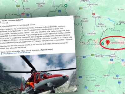 Nastolatka wypiła wodę ze strumienia w słowackich Tatrach. Prawie doszło do tragedii