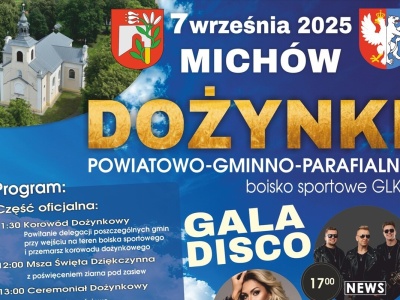 Dożynki Powiatu Lubartowskiego 2025 w Michowie. Gwiazdą wieczoru zespół Boys
