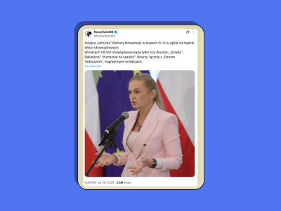 W klasach IV-VI nie będzie lektur obowiązkowych? Szczegóły reformy edukacji