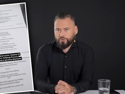 Krzysztof Stanowski pokazał zaproszenie na zaprzysiężenie Karola Nawrockiego. 