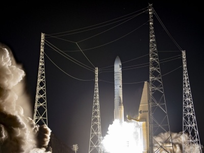 Najpotężniejsza rakieta Europy poleciała w kosmos