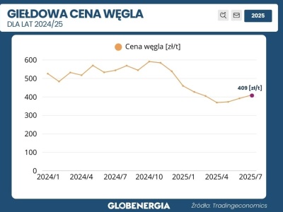 Świat wciąż potrzebuje więcej węgla? Surowiec wciąż drożeje