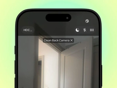 iOS 26 wykryje zabrudzony obiektyw aparatu