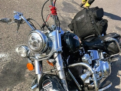 Motocyklista doprowadził do zderzenia