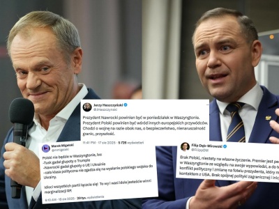 Rząd umywa ręce w sprawie rozmów z Trumpem w Waszyngtonie i twierdzi, że głównym reprezentantem Polski miał być prezydent