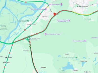 10-kilometrowy korek na A6