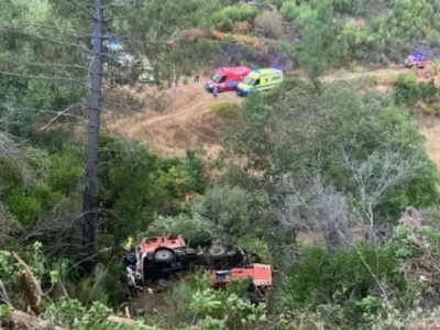 Tragiczny wypadek w Portugalii: dwóch strażaków nie żyje, trzech rannych