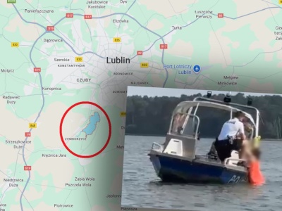 Wołała na pomoc z wody, nieomal nie utonęła. Policja ukarała ją mandatem