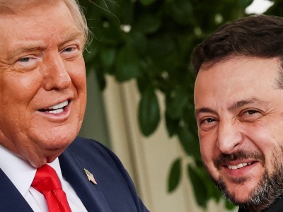 Żart Trumpa rozbawił Zełenskiego. 