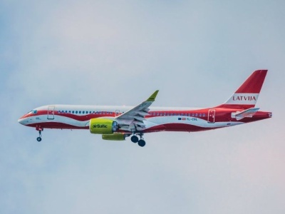 Lipiec w airBaltic słabszy niż przed rokiem