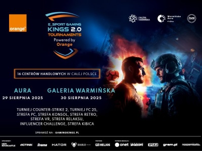 E-sportowe emocje po raz kolejny w Olsztynie! Ruszyła 2. edycja wielkiego turnieju E-Sport Gaming Kings Tournaments Powered by Orange