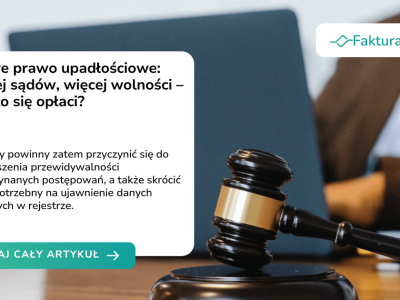 Nowe prawo upadłościowe: mniej sądów, więcej wolności – czy to się opłaci?