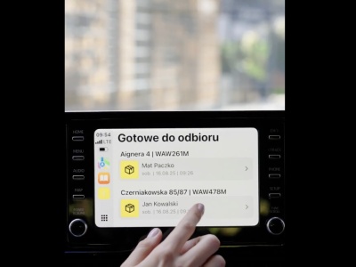 Aplikacja InPost w Apple CarPlay. Otwórz skrytkę