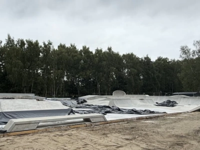 Skatepark w Parku Podłęże coraz bliżej ukończenia