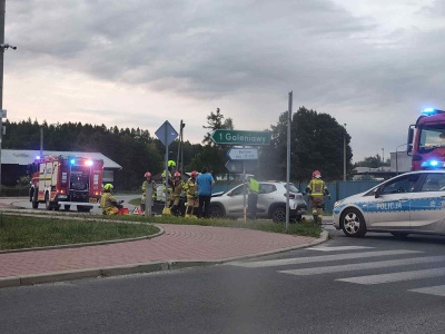 Wypadek w Zagnańsku, 3-letni chłopiec trafił do szpitala