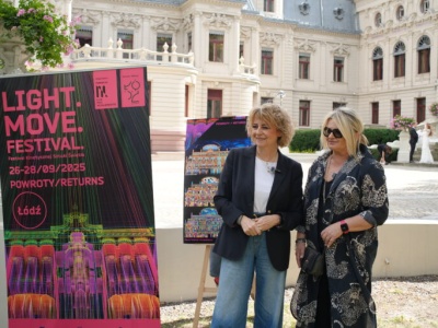 Pałac Poznańskiego znów rozbłyśnie podczas Light Move Festival 2025. „Wracamy do miejsc, które kochamy”