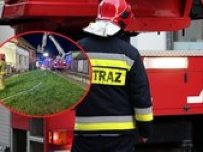 Tragiczny pożar w Gniewie. Nie żyje kobieta i jej 11-miesięczne dziecko