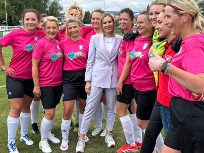 „Futbol to nie tylko domena męska”. Marta Nawrocka otworzyła IV Podkarpacki Festiwal Piłki Nożnej Kobiet