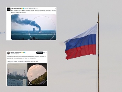 Ukraiński dron uderzył w elektrownię atomową w Rosji