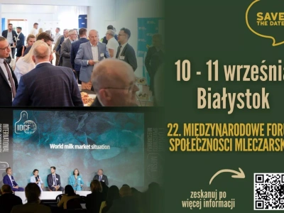 22. Międzynarodowe Forum Społeczności Mleczarskiej już we wrześniu!