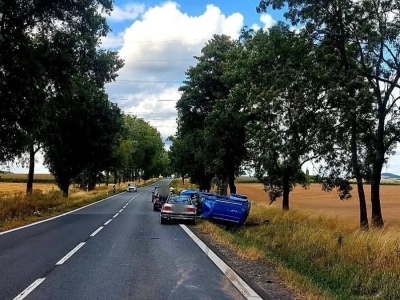 Wypadek na DK8 pod Ząbkowicami Śląskimi. Ruch odbywa się wahadłowo