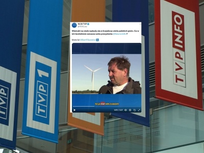 Neo-TVP twierdzi, że Polacy chcą mieć wiatraki przy domach!