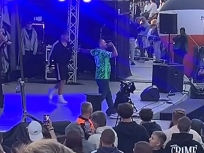 Burmistrz Sochaczewa wyszedł na scenę i zaczął rapować, anonsując Molestę