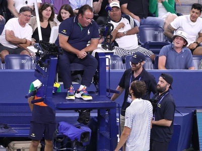 Szalona noc w US Open. Awantura i sensacyjna porażka byłego mistrza