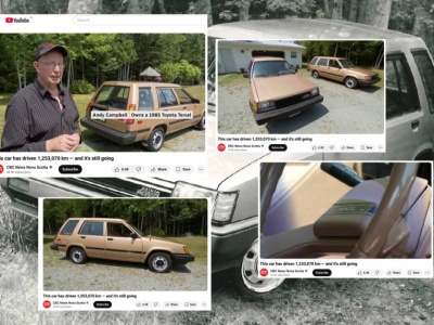 Ta Toyota Tercel z 1985 r. przejechała 1,2 mln km, a wygląda jak nowa. Cel: 2 mln km
