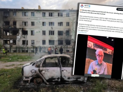 Ukraina potępiła udział Woody'ego Allena na festiwalu w Moskwie. 