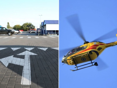 Potworny wypadek w Niemczech na parkingu pod supermarketem przy granicy z Polską. Dwie Polki ciężko ranne