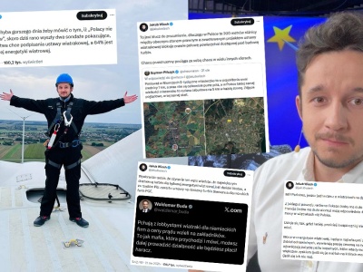 Wiech próbuje wytłumaczyć, dlaczego wiatraki są spoko i ostrzega przed wojenką polityczną w temacie energetyki