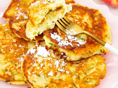 Placki z cukinii i jabłek