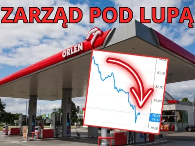 Orlen akcje z największym spadkiem od lat? Kurs na GPW nurkuje po zaskakującej informacji